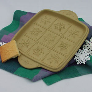 Brown Bag Snowflakes Shortbread Pan - New